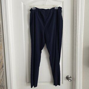 Tribal Pull On Navy Slack